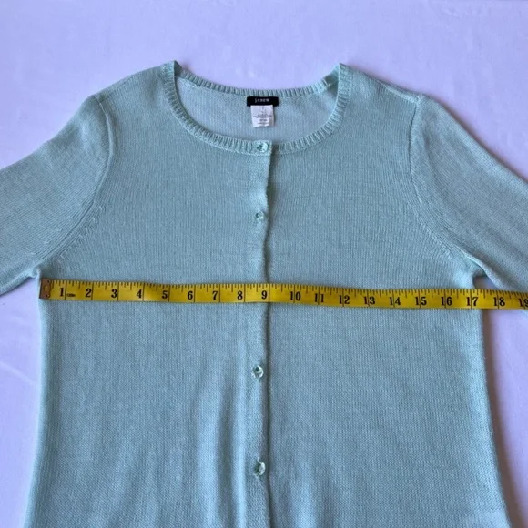 J. Crew Super Fine Alpaca/ Merino Wool Lightweight Blend Cardigan - Picture 4 of 9